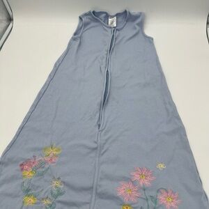 Jessica Simpson Girls’ Blue Floral Baby Sleep Bag 12-18M 100% Cotton